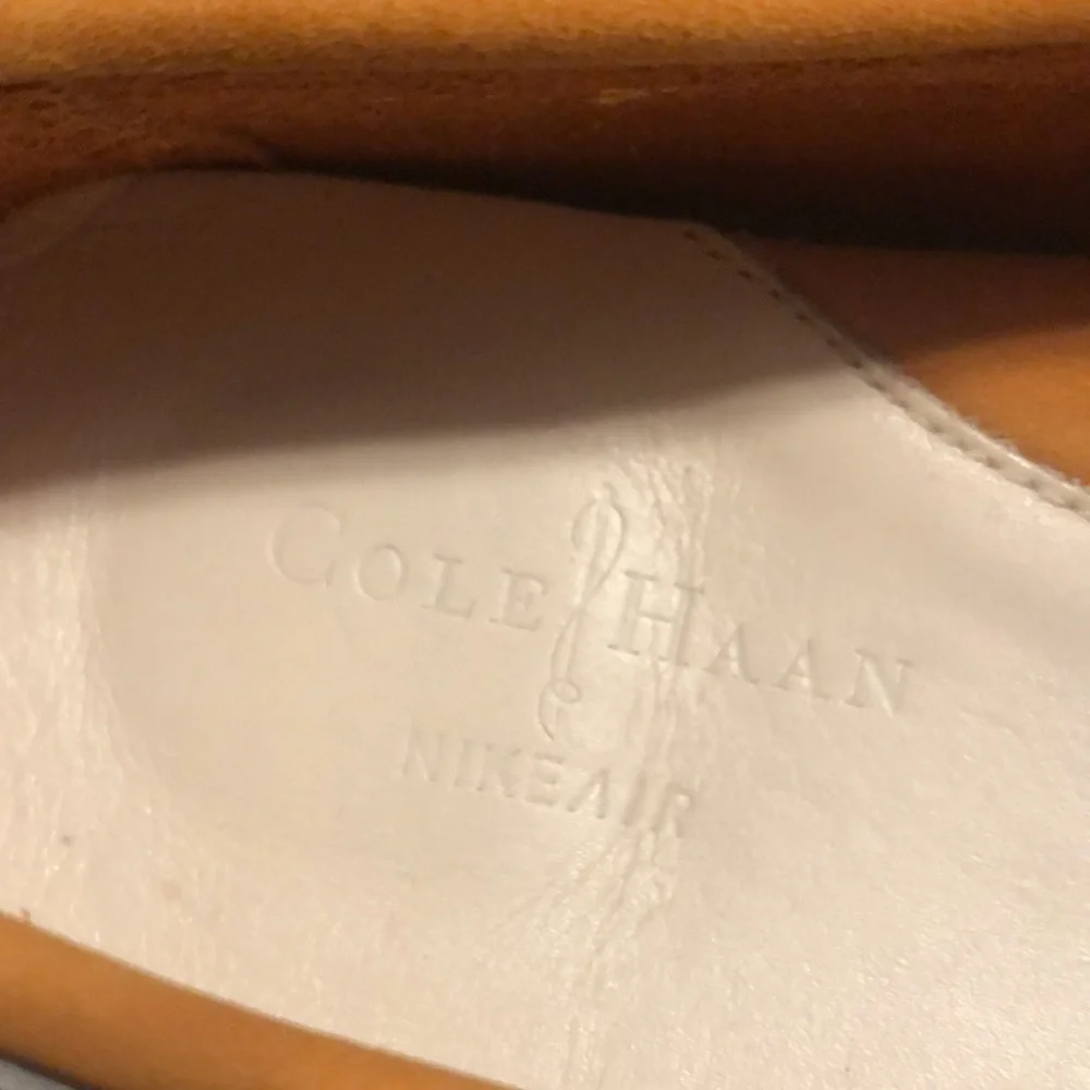 Cole Haan +Nike Air Collaboration Orange Suede Driving Loafer